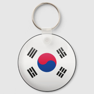 Zuid-Koreaanse vlag Sleutelhanger