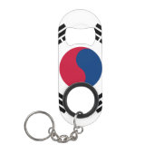 Zuid-Koreaanse vlag Sleutelhanger Flessenopener (Voorkant)