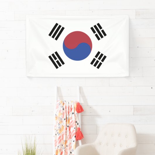 Zuid-Koreaanse vlag Spandoek (Insitu)