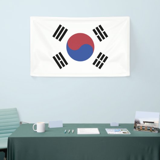 Zuid-Koreaanse vlag Spandoek (Beurs)