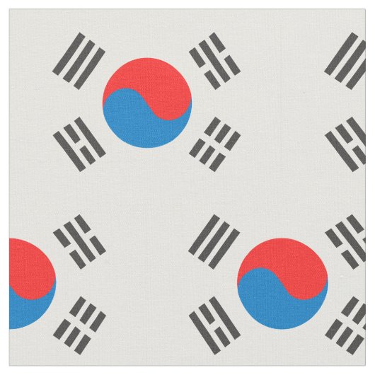 Zuid-Koreaanse vlag Stof (Close Up)