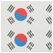 Zuid-Koreaanse vlag Stof (Close Up)