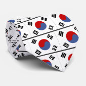 Zuid-Koreaanse vlag Stropdas (Opgerold)