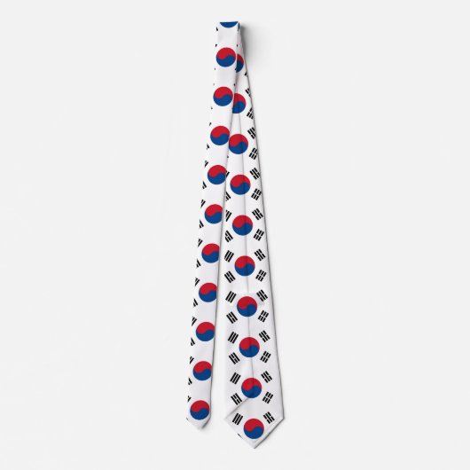 Zuid-Koreaanse vlag Stropdas (Achterkant)