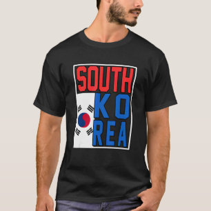 Zuid-Koreaanse vlag T-shirt