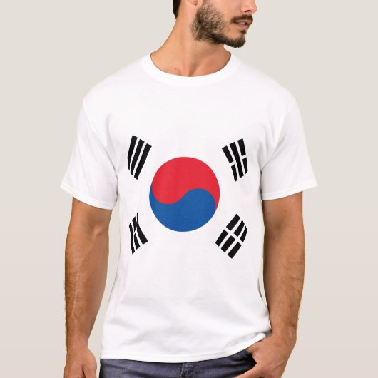 Zuid-Koreaanse vlag T-shirt (Voorkant)