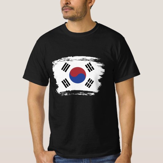 Zuid-Koreaanse vlag T-shirt (Voorkant)