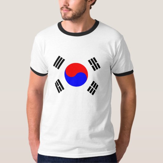 Zuid-Koreaanse vlag T-shirt (Voorkant)