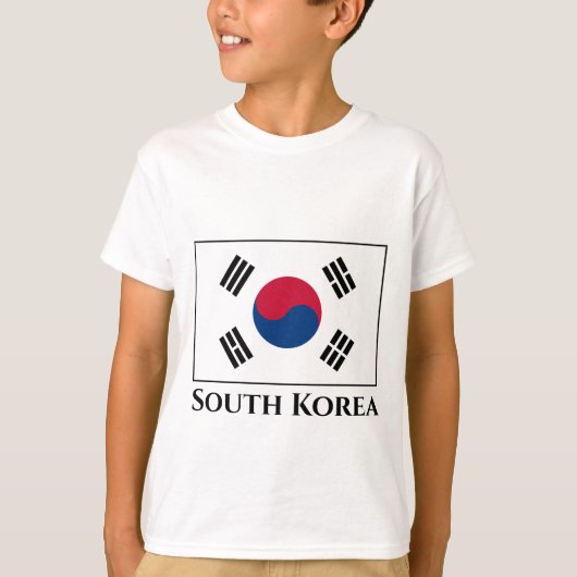 Zuid-Koreaanse vlag T-shirt (Voorkant)