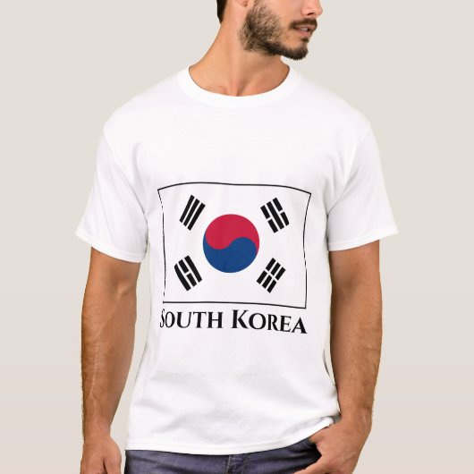 Zuid-Koreaanse vlag T-shirt (Voorkant)
