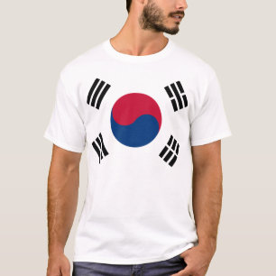 Zuid-Koreaanse vlag T-shirt