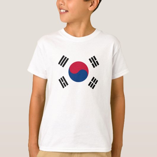 Zuid-Koreaanse vlag T-shirt (Voorkant)