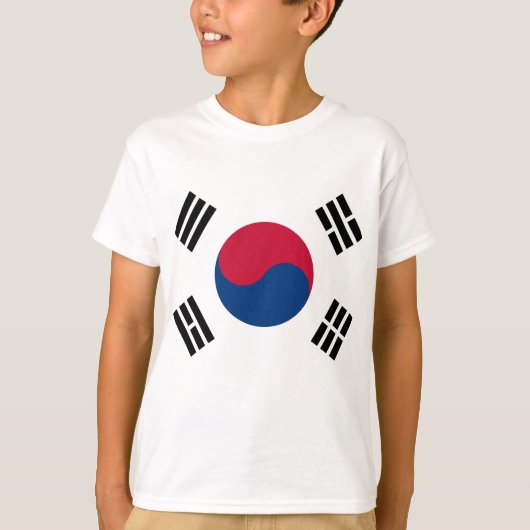 Zuid-Koreaanse vlag T-shirt (Voorkant)