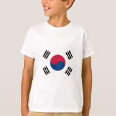 Zuid-Koreaanse vlag T-shirt (Voorkant)