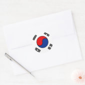 Zuid-Koreaanse vlag T-shirts en cadeaus Ronde Sticker (Envelop)