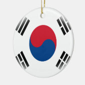 Zuid-Koreaanse vlag Taeguki Keramisch Ornament (Links)