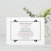 Zuid-Koreaanse vlag, vlag van Zuid-Korea bruiloft Kaart (Staand voorkant)