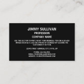 Zuid-Koreaanse vlag, vlag van Zuid-Korea Visitekaartje (Achterkant)