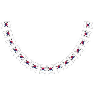 Zuid-Koreaanse vlag Vlaggetjes