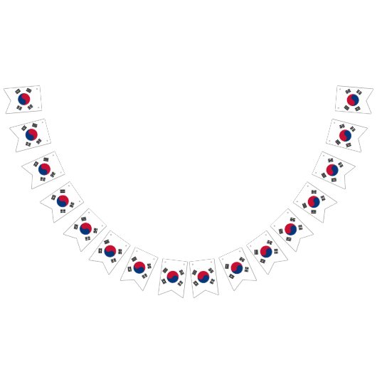 Zuid-Koreaanse vlag Vlaggetjes (Alle)