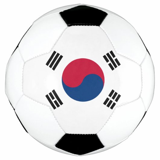Zuid-Koreaanse vlag Voetbal (Voorkant)