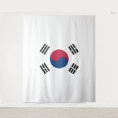 Zuid-Koreaanse vlag Wandkleed (Voorkant)