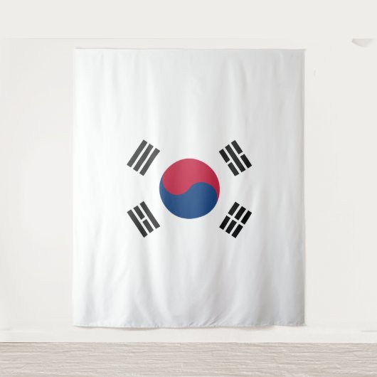 Zuid-Koreaanse vlag Wandkleed (Voorkant)