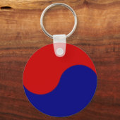 Zuid-Koreaanse vlag: yin yang sleutelketen Sleutelhanger (Voorkant)