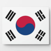 Zuid-Koreaanse vlaggenPlaque Fotoplaat (Voorkant)