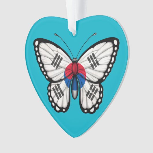 Zuid-Koreaanse vlinder Ornament (voorkant)