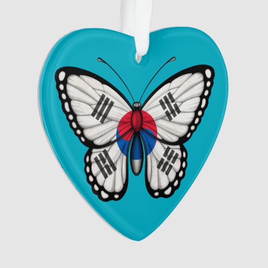 Zuid-Koreaanse vlinder Ornament (voorkant)