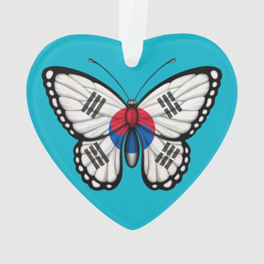 Zuid-Koreaanse vlinder Ornament (achterkant)