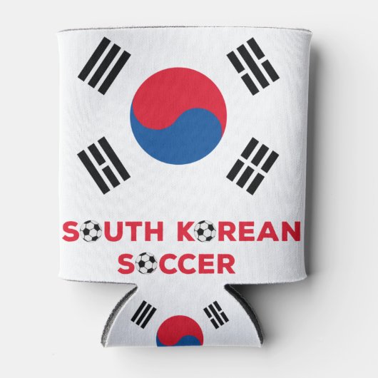 Zuid-Koreaanse Voetbal Blikjeskoeler (Voorkant)