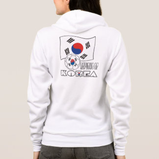 Zuid-Koreaanse Voetbal en Vlag Hoodie