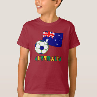 Zuid-Koreaanse Voetbal en Vlag T-shirt