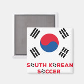 Zuid-Koreaanse Voetbal Magneet (Voorkant / Achterkant)