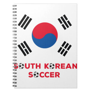 Zuid-Koreaanse Voetbal Notitieboek