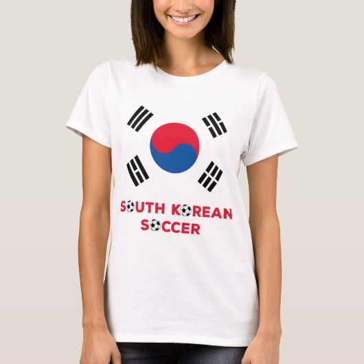 Zuid-Koreaanse Voetbal T-shirt (Voorkant)