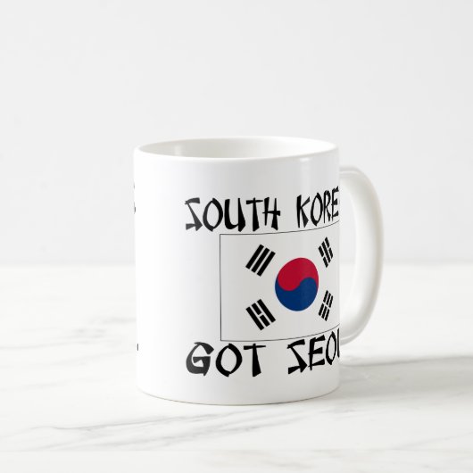 Zuid-Korea's hebben Seoul Koffiemok (Voorkant rechts)