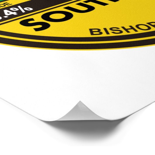 ZUID-LAKE - BISHOP, CA -"CIRCLE" POSTER (Hoek)