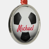 Zuid-Latijns-Amerikaans Football uit Marokko Metalen Ornament (Rechts)