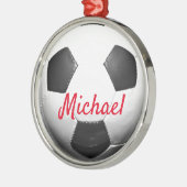 Zuid-Latijns-Amerikaans Football uit Marokko Metalen Ornament (Links)