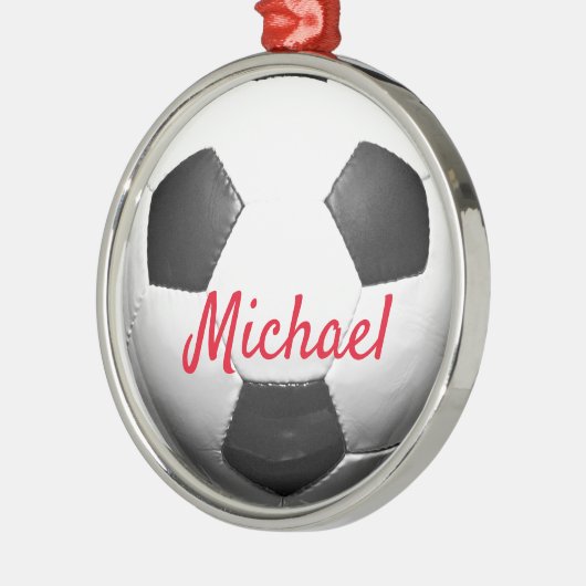 Zuid-Latijns-Amerikaans Football uit Marokko Metalen Ornament (Links)