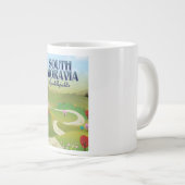 Zuid-Moravië Tsjechië reisposter Grote Koffiekop (Voorkant rechts)