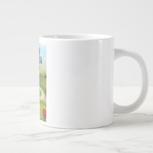 Zuid-moravië Tsjechische Republiek reisposter Grote Koffiekop (Rechts)