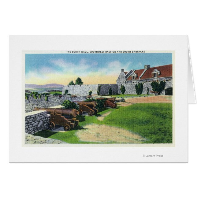 Zuid-Muur, zuidwestelijke Basis, Zuid-Barracks (Voorkant Horizontaal)