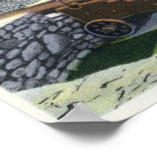 Zuid-Muur, zuidwestelijke Basis, Zuid-Barracks Poster (Hoek)