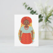 Zuid-Nigeriaans Matryoshka-Briefkaart Briefkaart (Staand voorkant)