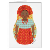 Zuid-Nigeriaanse Matryoshka Kaart (Voorkant)