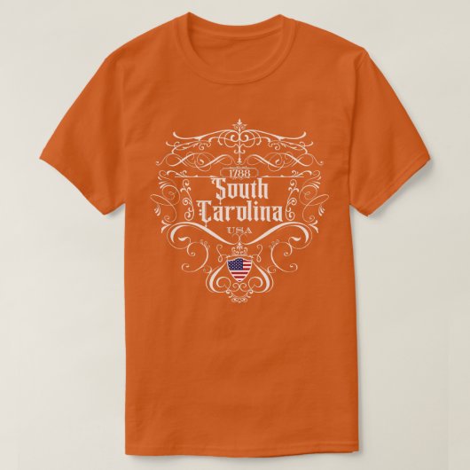 Zuid-olina ontwerp 1 t-shirt (Design voorkant)